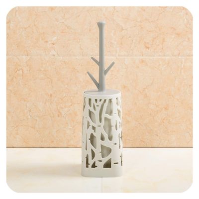 YQBUER Toilet Brush and Holder Creative Toilet Brush Set Toilet Cleaning Brush with Base and Cover Long Handle Toilet Brush That Can Clean The Toilet in 360 Degrees Deep Cleaning Every Corner
