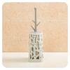 YQBUER Toilet Brush and Holder Creative Toilet Brush Set Toilet Cleaning Brush with Base and Cover Long Handle Toilet Brush That Can Clean The Toilet in 360 Degrees Deep Cleaning Every Corner view 1