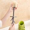 YQBUER Toilet Brush and Holder Creative Toilet Brush Set Toilet Cleaning Brush with Base and Cover Long Handle Toilet Brush That Can Clean The Toilet in 360 Degrees Deep Cleaning Every Corner view 3
