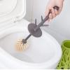 YQBUER Toilet Brush and Holder Creative Toilet Brush Set Toilet Cleaning Brush with Base and Cover Long Handle Toilet Brush That Can Clean The Toilet in 360 Degrees Deep Cleaning Every Corner view 4