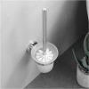 YQBUER Toilet Brush and Holder Punch-Free Toilet Brush Shelf Bathroom Toilet Stainless Steel Toilet Bowl Brush Set with Load-Bearing Capacity Deep Cleaning Every Corner view 1