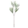 Vickerman 25" Artificial Snow Pine Needle Spray - 3 per Bag - Faux Snowy Branches - Realistic Looking Tree Tips - Snowy Spray for Christmas - Spray Bunch - Reliable and Durable view 1