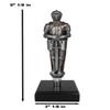 Ebros Gift Novelty Medieval Suit of Armor Knight Beer Tap Handle Figurine with Display Base Decorative Collectible Quality Handles for Microbrewery Pubs Bars Brewery Accessory Equipment view 3