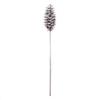 Vickerman 33" Grand Glitter Artificial Snow Pinecone Spray. view 1