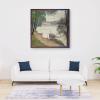 WANYING Georges Seurat Gray Weather, Grande Jatte Stippling Oil Painting Adornment Picture Canvas Wall Art Prints Poster Gifts Photo Picture Painting Posters Room Decor Home Decorative 28x28inch(70x70 view 4