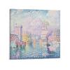 WANYING Paul Signac The Pink Tower, Marseille Stippling Oil Painting Adornment Picture Picture Print Canvas Poster Wall Paint Art Posters Decor Modern Home Artworks Gift Idea 28x28inch(70x70cm) view 1
