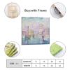 WANYING Paul Signac The Pink Tower, Marseille Stippling Oil Painting Adornment Picture Picture Print Canvas Poster Wall Paint Art Posters Decor Modern Home Artworks Gift Idea 28x28inch(70x70cm) view 2