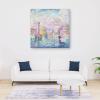 WANYING Paul Signac The Pink Tower, Marseille Stippling Oil Painting Adornment Picture Picture Print Canvas Poster Wall Paint Art Posters Decor Modern Home Artworks Gift Idea 28x28inch(70x70cm) view 4