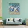 WANYING Paul Signac Place Des Lices, St. Tropez Adornment Picture Stippling Oil Painting Adornment Picture Canvas Poster Wall Art Picture Prints Hanging Photo Gift Idea Decor Home Posters Artworks 28x view 3