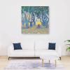 WANYING Paul Signac Place Des Lices, St. Tropez Adornment Picture Stippling Oil Painting Adornment Picture Canvas Poster Wall Art Picture Prints Hanging Photo Gift Idea Decor Home Posters Artworks 28x view 4