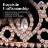 Rose Gold Cameo Perfect Rhinestone Tiara- 2 Inch view 4