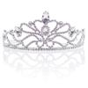 Andersons Ramona Tiara, 2.5" silver rhinestone crown for Prom Queen, pageants, weddings, quinceaeras, birthdays, Sweet 16, homecoming, school dances, costumes, parties, and events view 1