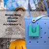 FRESHe BOGLETS PREMIUM - Phone Holder New 2023 Edition Accessory Charm - Decorative Organizer Accessories Compatible with Bogg Bags, Simply Southern and other Tote Bags. (Teal) view 2