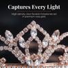 Rose Gold Rhinestone Kiley Tiara-1.5 Inch view 3
