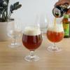 True Classic Tulip Beer Glasses, Sparkling Clear Drinking Glasses for Belgian Ales, Sours, IPA Beers, Cocktails, Gifts for Men, Game Night, Happy Hour, Home Bar, Elegant Glassware, 15 oz, Set of 4 view 4