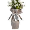 Santa Barbara Design Studio Flower Bouquet Bag Wedding Collection - Waterproof Lined 100% Cotton Canvas Reusable Floral Arrangement Supplies, 17 x 11-Inch, XOXO view 1
