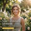 Andersons Adela Tiara, 2.25" gold rhinestone crown for Prom Queen, pageants, weddings, quinceaeras, birthdays, Sweet 16, homecoming, school dances, costumes, parties, and events view 2