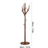 TOMYEUS Coat Rack Coat Rack Household Floor-Standing Coat Stand Modern Creative Tree-shaped Coat Shelf Bedroom Living Room Corridor Hanger Hanging Bag Rack Coat Rack Hat Stand view 2