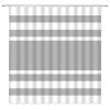 ABONAN Striped Shower Curtain Black and White Stripes Modern Simple Boho Fabric Bathroom Curtains Decor Set with Hook(67" Wx70 H) view 1