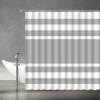 ABONAN Striped Shower Curtain Black and White Stripes Modern Simple Boho Fabric Bathroom Curtains Decor Set with Hook(67" Wx70 H) view 2