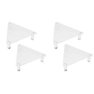 Zerodeko 4pcs Transparent Acrylic Display Rack for Basketball Football Volleyball and Soccer Elegant Storage for Home and Organization