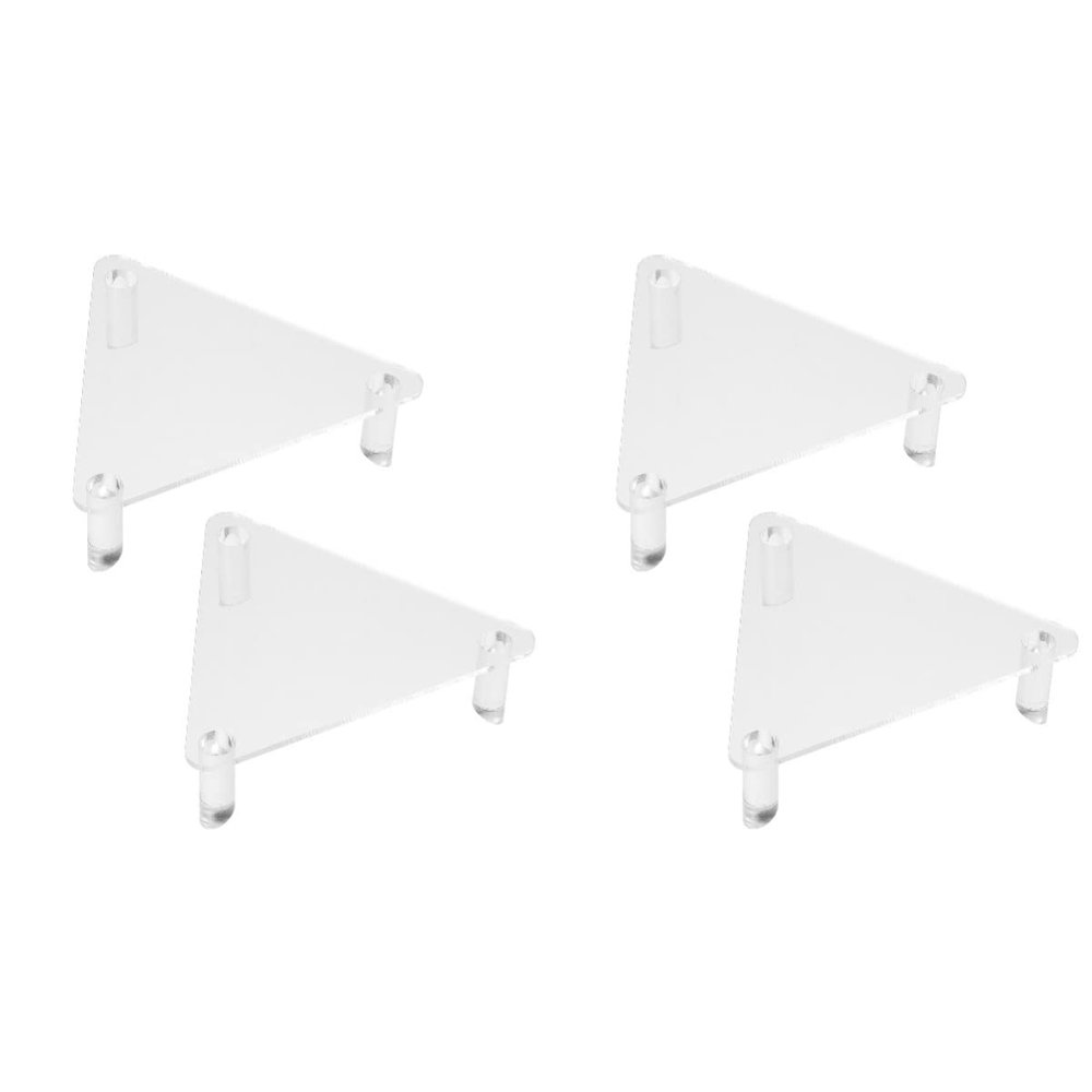 Zerodeko 4pcs Transparent Acrylic Display Rack for Basketball Football Volleyball and Soccer Elegant Storage for Home and Organization