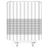 ABONAN Striped Shower Curtain Black and White Stripes Modern Simple Boho Fabric Bathroom Curtains Decor Set with Hook(67" Wx70 H) view 3