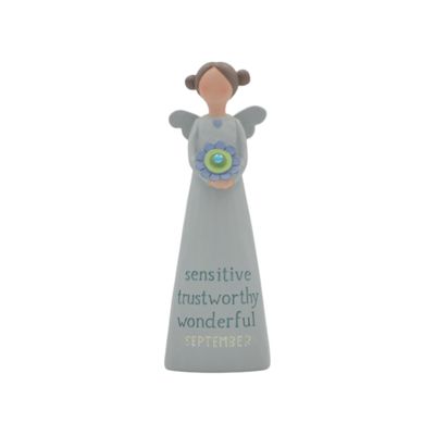Feather & Grace Hand Painted Resin Decorative Figurine - September