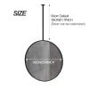 Ceiling Hanging Floating Bathroom Mirror, Round Metal Frame and Ceiling Mounted Boom (Boom can be customized) for Bath Living Room Bedroom Suspended Horizontal Mirror ( Size : Diameter-60CM/23.6INCH ) view 2