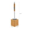 TOMYEUS Cleaner Toilet Brush Home Silicone Toilet Brush Household Toilet Wall-Mounted Toilet Cleaning Brush No Odor Toilet Brush Toilet Brush Holder (Color : White) view 2