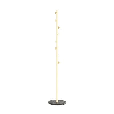 LXBAMKEA Coat Rack Stand Clothes Rack Stand, Metal Single Rod Garment Rack, Portable Hat Handbag Scarfs Umbrella Storage Organzier, Ideal for Hallway Entryway Office, Stable Base