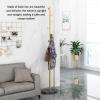 LXBAMKEA Coat Rack Stand Clothes Rack Stand, Metal Single Rod Garment Rack, Portable Hat Handbag Scarfs Umbrella Storage Organzier, Ideal for Hallway Entryway Office, Stable Base view 2