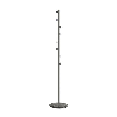 LXBAMKEA Coat Rack Stand Clothes Rack Stand, Metal Single Rod Garment Rack, Portable Hat Handbag Scarfs Umbrella Storage Organzier, Ideal for Hallway Entryway Office, Stable Base