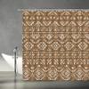 ABONAN Black White Boho Shower Curtain Black White Geometric Modern Farmhouse Tribal Retro Western Aztec Abstract Mid Century Art Fabric Bathroom Curtains Decor Set with Hook(180" Wx70 H) view 2
