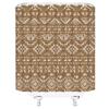 ABONAN Black White Boho Shower Curtain Black White Geometric Modern Farmhouse Tribal Retro Western Aztec Abstract Mid Century Art Fabric Bathroom Curtains Decor Set with Hook(180" Wx70 H) view 3