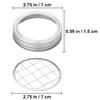 12 Pcs Mason Flower Jar Lid, Mason Jar Plant Grid Flower Organizer Mason Jar Floral Frog Lid for Home Office Vase Decoration Accessories (2.75 inch) view 2