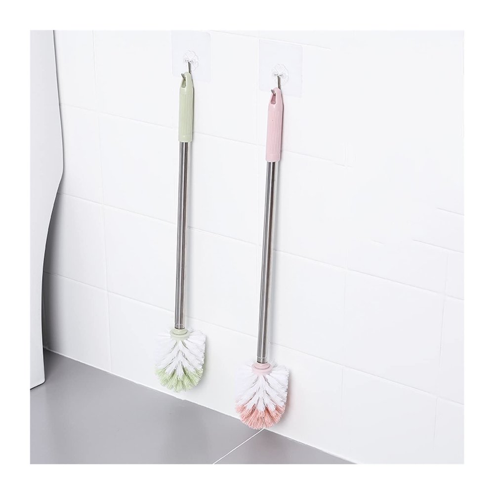 TOMYEUS Cleaner Toilet Brush Household Toilet Brush Wall No Dead Corner Toilet Brush Toilet Brush Toilet Cleaning Set Toilet Cleaning Brush Toilet Brush Toilet Brush Holder (Color : A)
