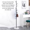 LXBAMKEA Coat Rack Stand Clothes Rack Stand, Tree Garment Rack, Marble Base Stable, Hallway Entryway Bedroom Office Simple Furniture, Keep Hat Handbag Scarfs Items Organised view 3