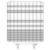 ABONAN Striped Shower Curtain Black and White Stripes Modern Simple Boho Fabric Bathroom Curtains Decor Set with Hook(67" Wx70 H) view 3