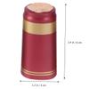 Hemoton 100pcs Pvc Heat Shrink Capsules for Wine Bottles Capsule Shrink Sealing for Corked Bottles for Home Wineries Wine Shops view 2