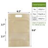 Muka 100 PCS Heat Sealable Stand Up Pouch Bags w/Handle Reusable Food Pouches Bags, 6.2" W x 9.6" H x 2.4" D, 7 mil view 3