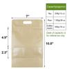 Muka 100 PCS Heat Sealable Stand Up Pouch Bags w/Handle Reusable Food Pouches Bags, 7" W x 10.8" H x 2.4" D, 7 mil view 3