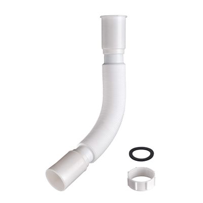 AW Wash Shampoo Bowl Basin Drain Hose Kit Extendable Drainpipe Accessory for Salon Barber Shop Kitchen