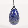 Drilled Jade Egg Natural Lapis Lazuli Yoni Egg Crystal Sphere for Kegel Exercise Ben Wa Ball view 2