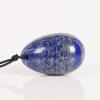 Drilled Jade Egg Natural Lapis Lazuli Yoni Egg Crystal Sphere for Kegel Exercise Ben Wa Ball view 3