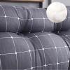 Double Bed Triangular Reading Pillow 471020inch, Triangular Wedge Pillow Tatami Mat Headboard Cushion, Triangular Large Wedge Pillow Never Collapse Ergonomic Design Lumbar Pad Sofa view 2