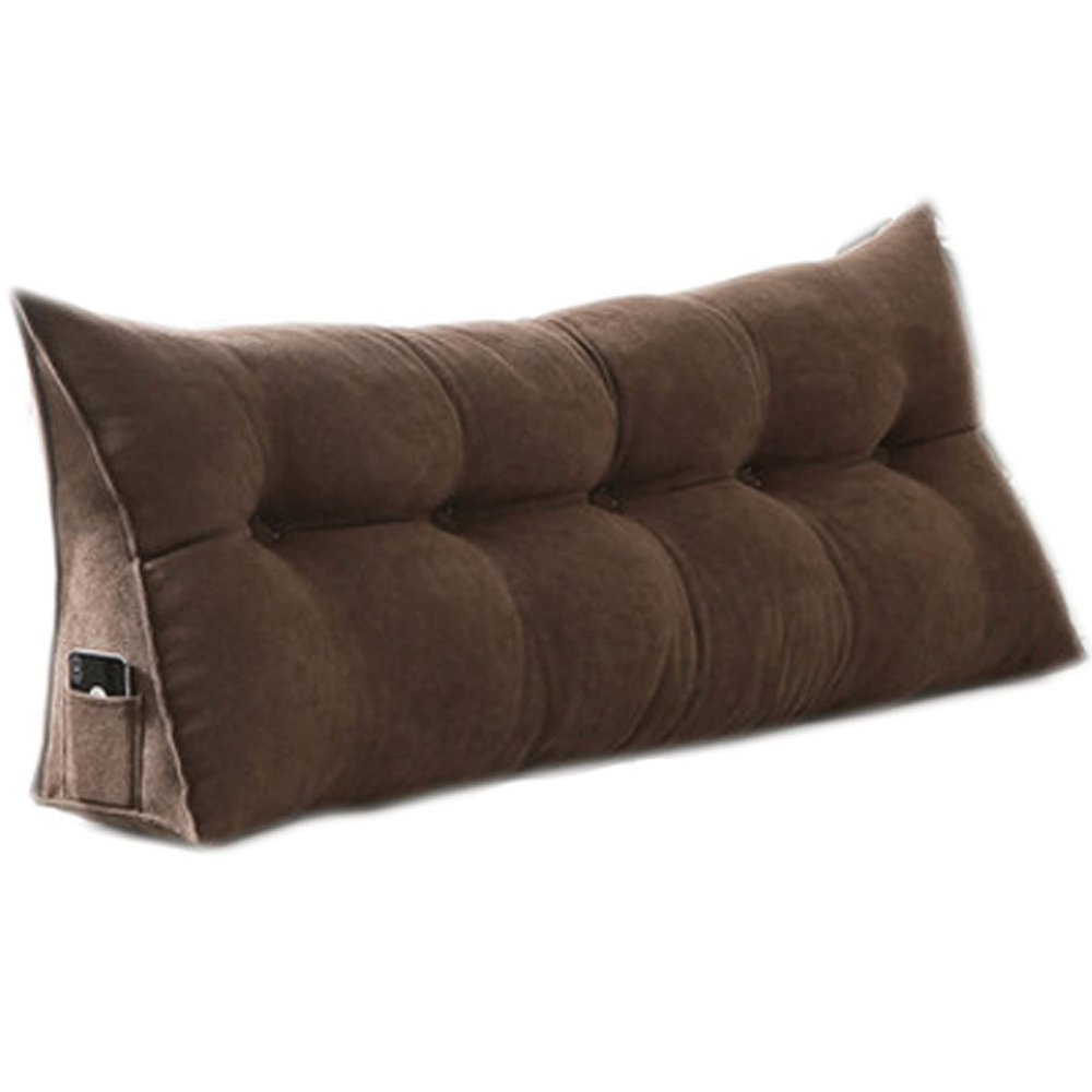 Bedside Headboard Wedge Reading Pillow 79820inch, Wedge Pillow Positioning Support Reading Backrest Cushion, Bedside Cushion Triangle Double Sofa Large Back, Triangular Reading Pillow