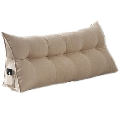 Bedside Headboard Wedge Reading Pillow 47820inch, Wedge Pillow Positioning Support Reading Backrest Cushion, Bedside Cushion Triangle Double Sofa Large Back, Triangular Reading Pillow