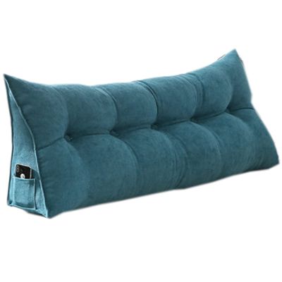 Bedside Headboard Wedge Reading Pillow 47820inch, Wedge Pillow Positioning Support Reading Backrest Cushion, Bedside Cushion Triangle Double Sofa Large Back, Triangular Reading Pillow