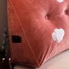 Triangular Headboard Pillow 24920inch, Large Bolster Positioning Support Wedge Pillow, Triangle Cushion Reading Pillow for Daybed Bed with Removable Cover view 4